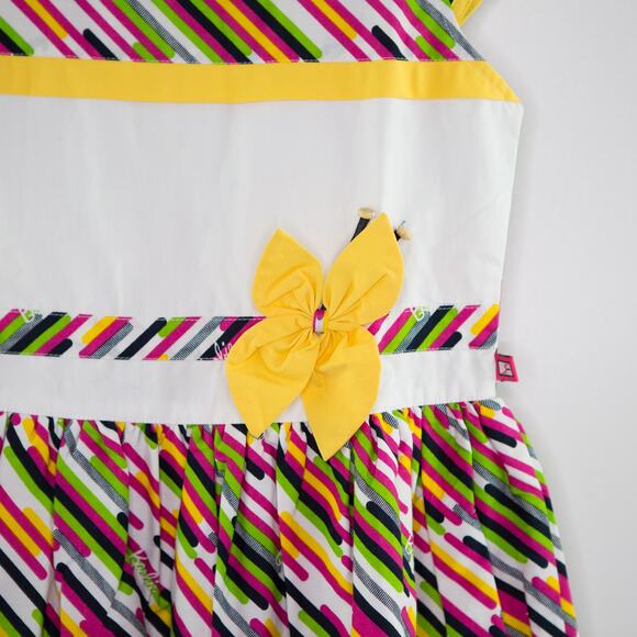 BARBIE Dress Girl's Size 10/12 Shrawanti Colorful Abstract Floral - Picture 2 of 10